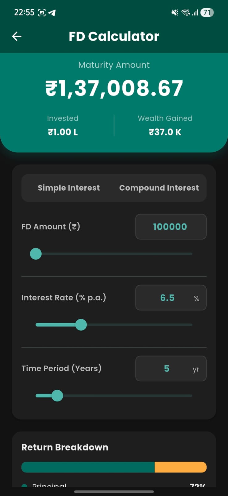 FD Calculator